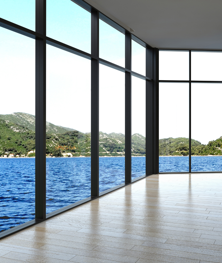 paredes de vidro em Pelotas